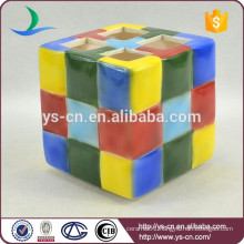 modern Rubik's Cube toothbrush holder